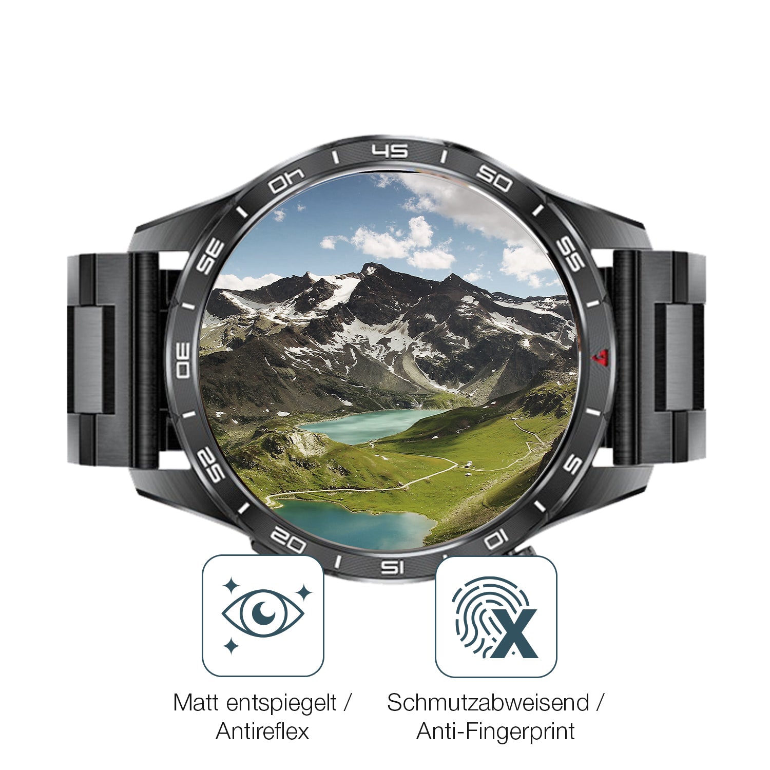 9H Hartbeschichtete, flexible Folie passend zugeschnitten für Esfoe ZC-EF9-A 2.13 Zoll