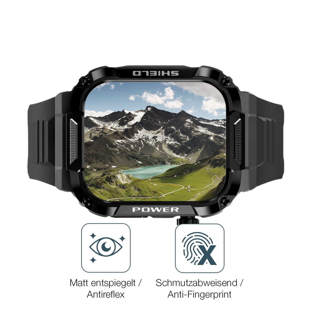 9H Hartbeschichtete, flexible Folie passend zugeschnitten für GARD PRO Ultra