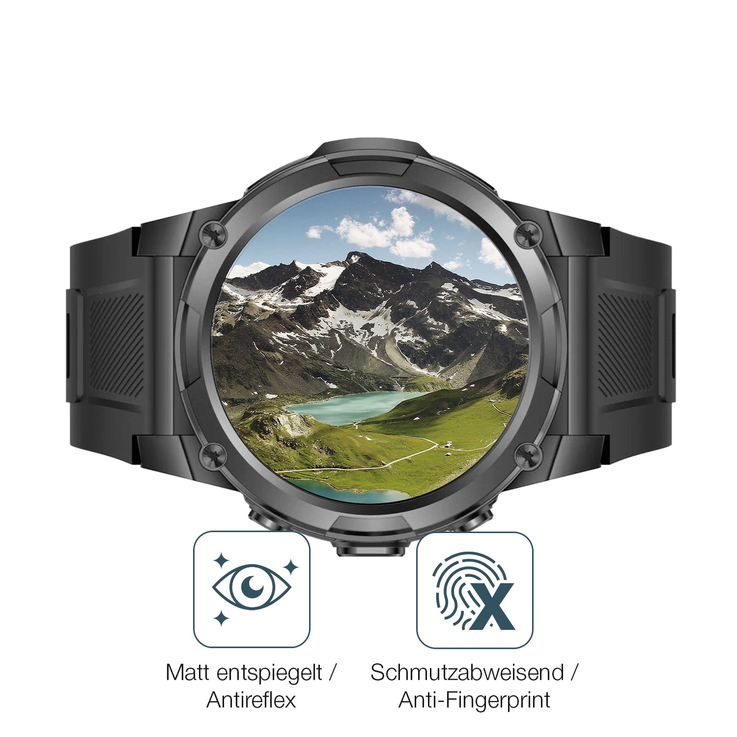 9H Hartbeschichtete, flexible Folie passend zugeschnitten für Gard Pro Ultra 3