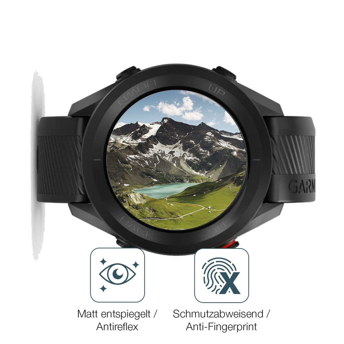 9H Hartbeschichtete, flexible Folie passend zugeschnitten für Garmin Appoach S12