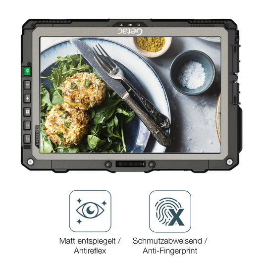 9H Hartbeschichtete, flexible Folie passend zugeschnitten für Getac UX10 G3