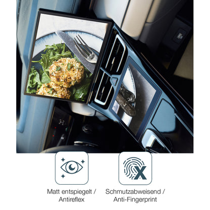 9H Hartbeschichtete, flexible Folie passend zugeschnitten für GWM Wey 05 Dual Touchscreen