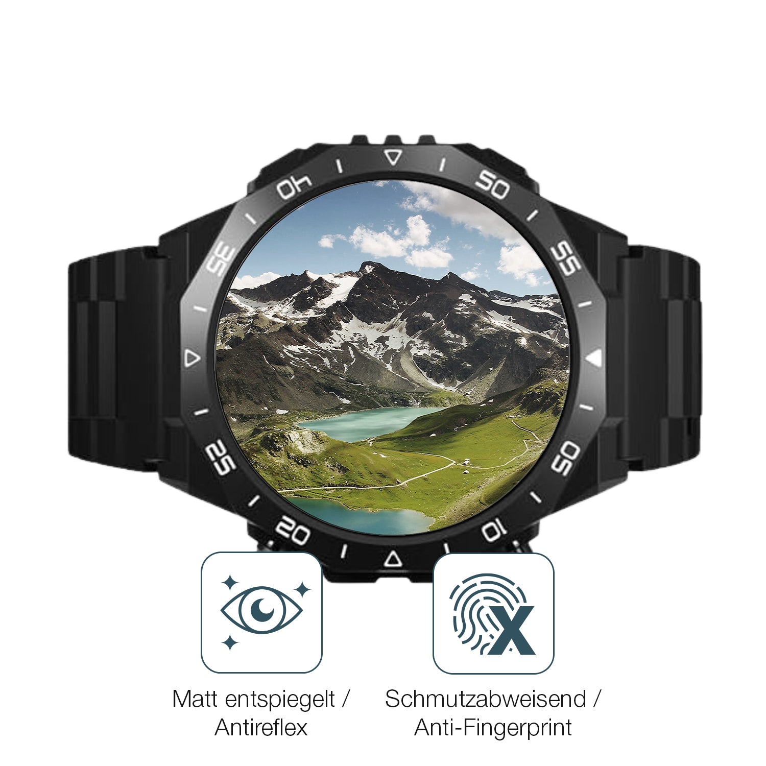 9H Hartbeschichtete, flexible Folie passend zugeschnitten für Hoifa S11 1.39 Zoll