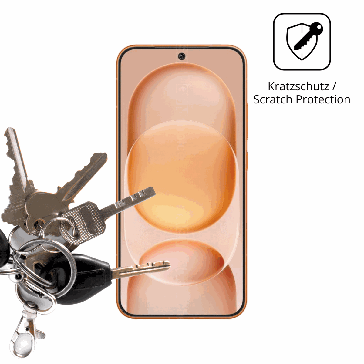 Schutz gegen Kratzer auf dem Honor Magic8 Pro Air Glas durch Schl�ssel oder �hnliches