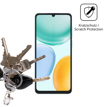 Schutz gegen Kratzer auf dem Honor X5d Plus Glas durch Schlüssel oder Ähnliches