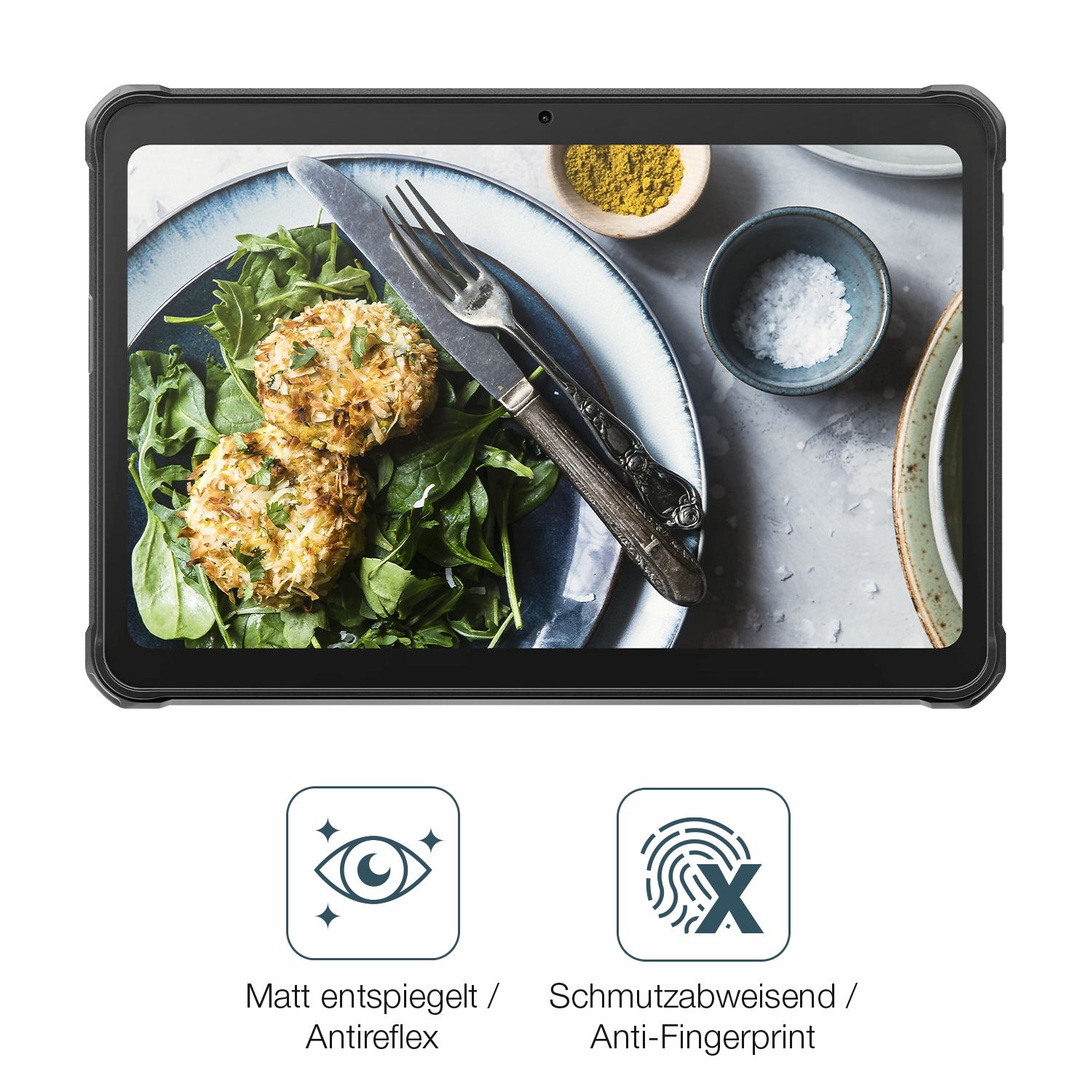 9H Hartbeschichtete, flexible Folie passend zugeschnitten für Hotwav R8 Outdoor