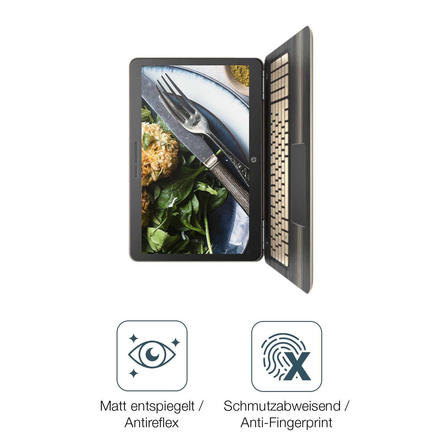 9H Hartbeschichtete, flexible Folie passend zugeschnitten für HP Pavilion 15 bc200