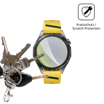Schutz gegen Kratzer auf dem Huawei Watch GT 7 46 mm Glas durch Schlüssel oder Ähnliches