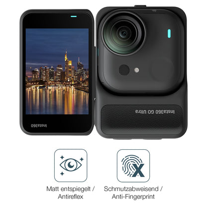 9H Hartbeschichtete, flexible Folie passend zugeschnitten für Insta360 Go Ultra