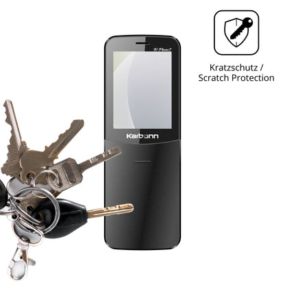 Schutz gegen Kratzer auf dem Karbonn K Phone 7 Glas durch Schlüssel oder Ähnliches