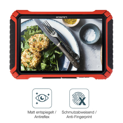 9H Hartbeschichtete, flexible Folie passend zugeschnitten für Launch X-431 Pad IX