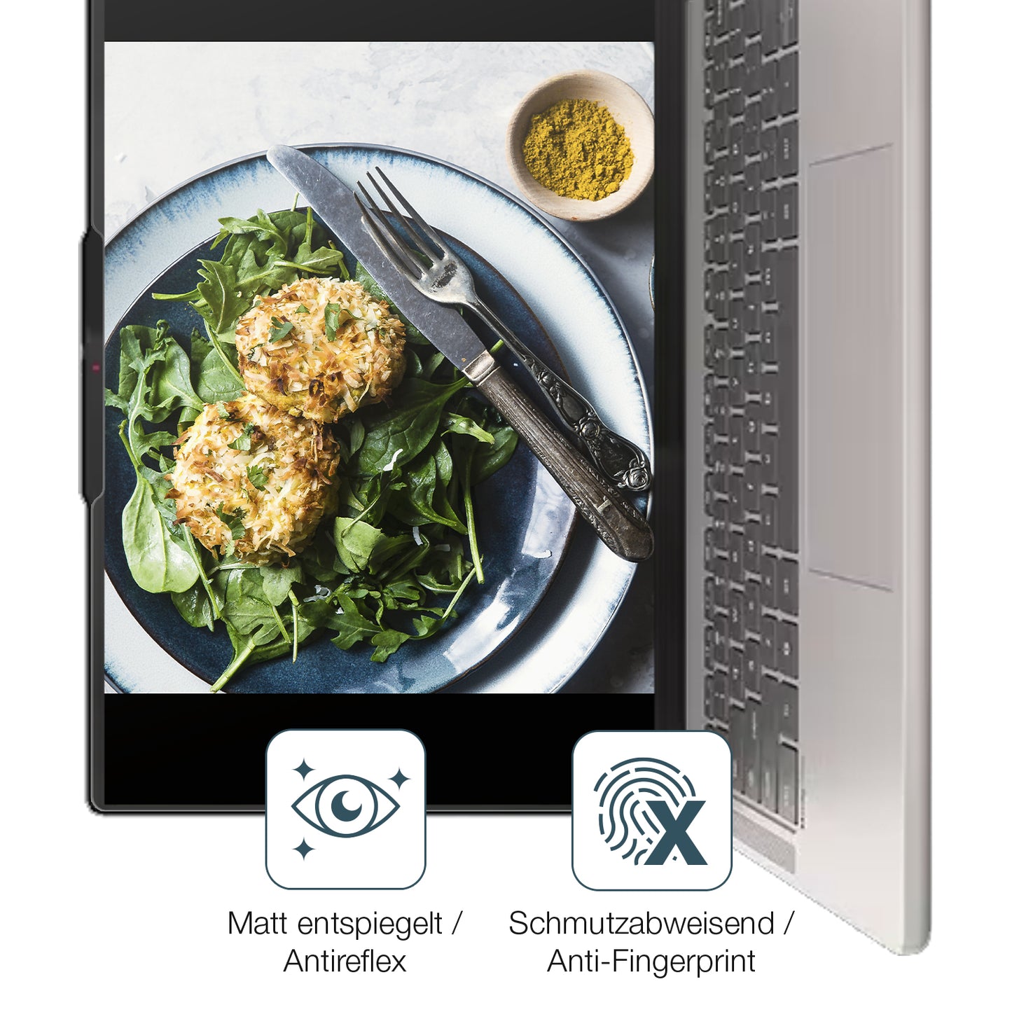 9H Hartbeschichtete, flexible Folie passend zugeschnitten für Lenovo Chromebook Plus Gen 10 16 Zoll