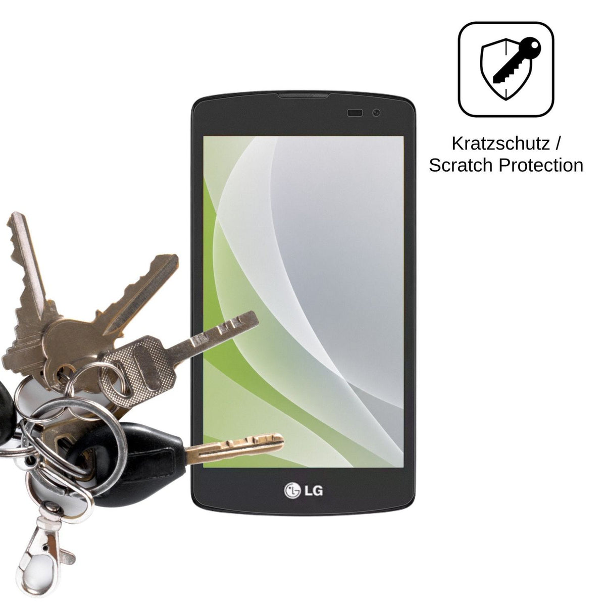 4x Screen Protector for LG Prime Plus H522F Protection Anti Glare dipos