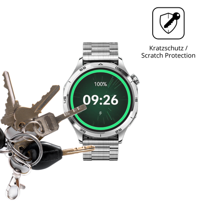 Schutz gegen Kratzer auf dem Mibro GT (46mm) Glas durch Schlüssel oder Ähnliches