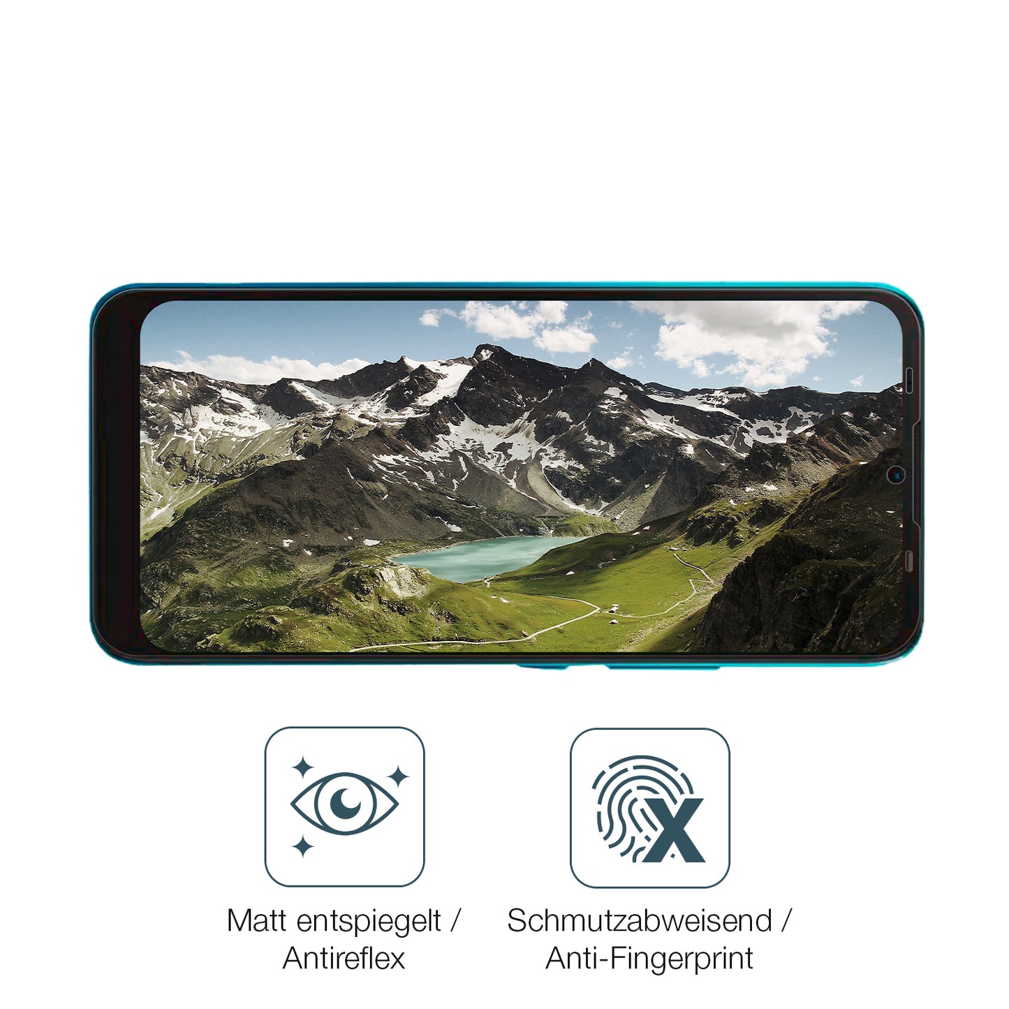 9H Hartbeschichtete, flexible Folie passend zugeschnitten für Mobicel Epic