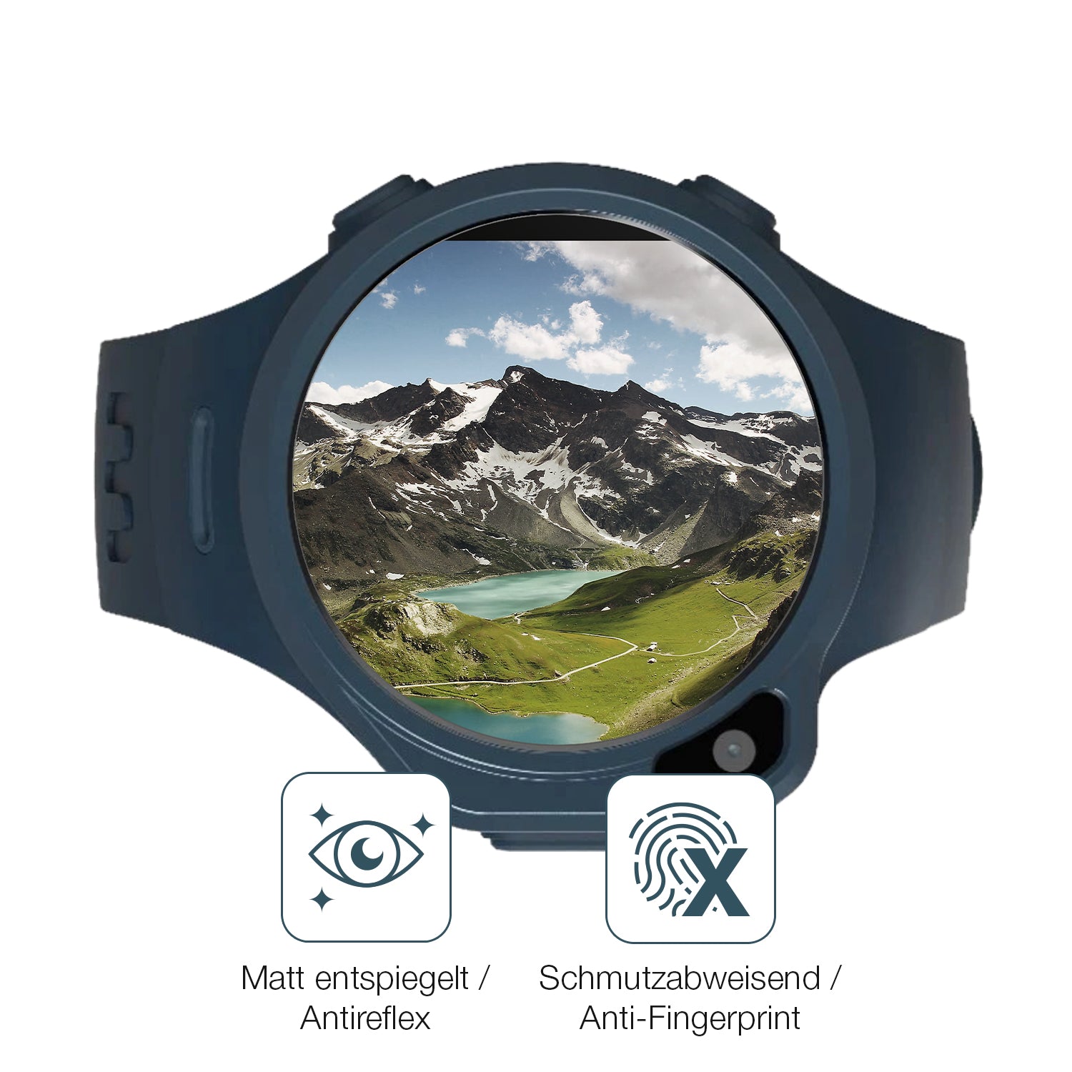 9H Hartbeschichtete, flexible Folie passend zugeschnitten für myFirst Fone R1C