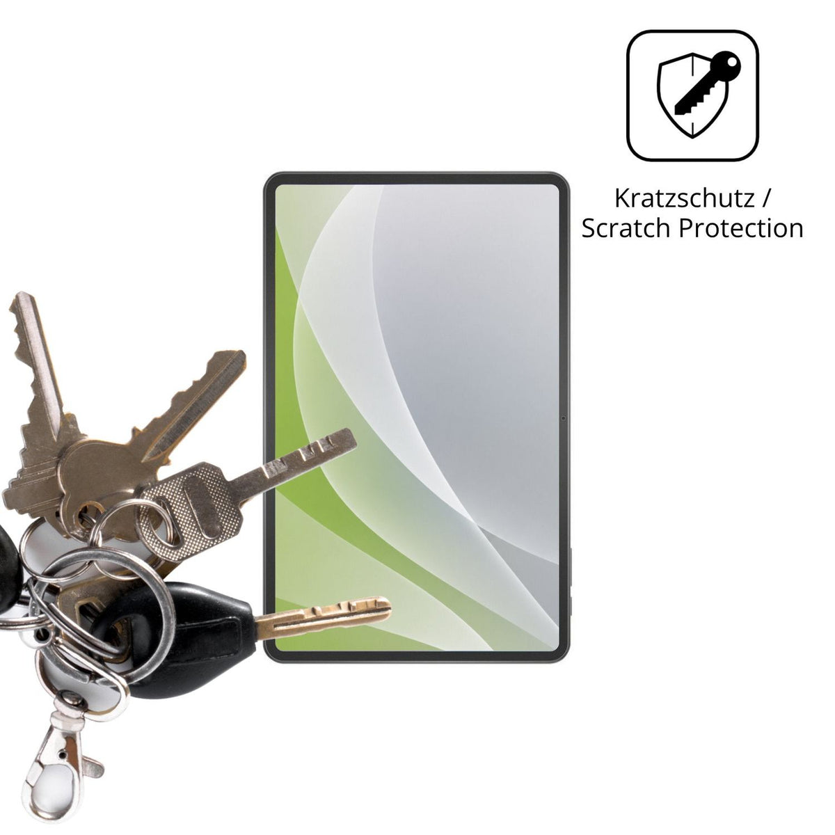 Schutz gegen Kratzer auf dem N-one NPad Ultra Glas durch Schlüssel oder Ähnliches