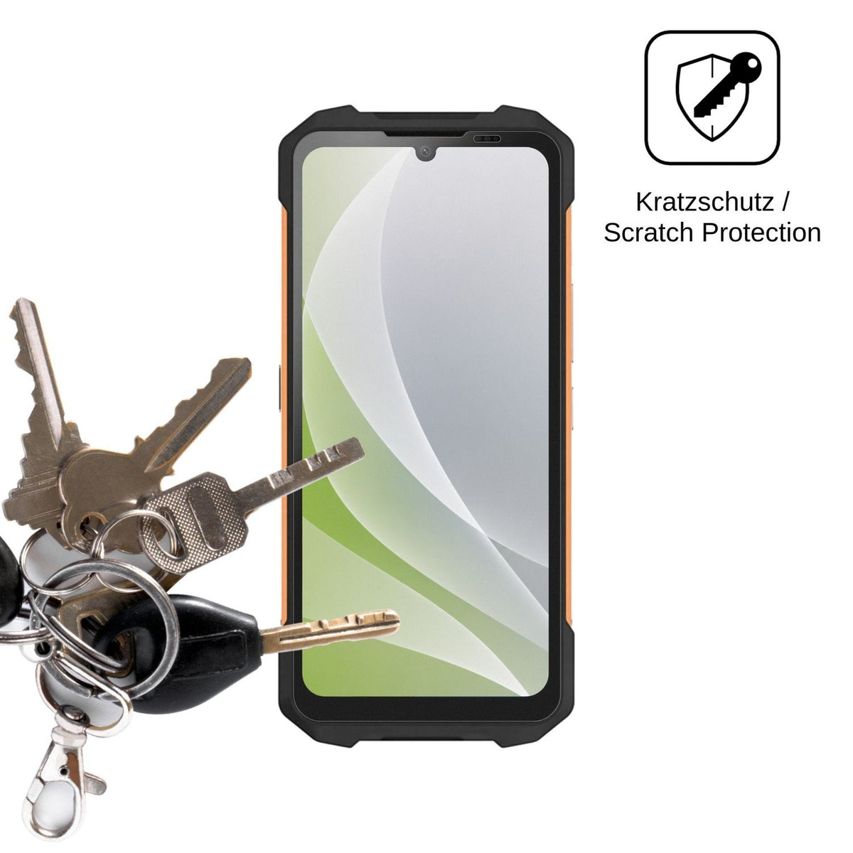 4x Screen Protector for Philips S8320 Protection Anti Glare dipos
