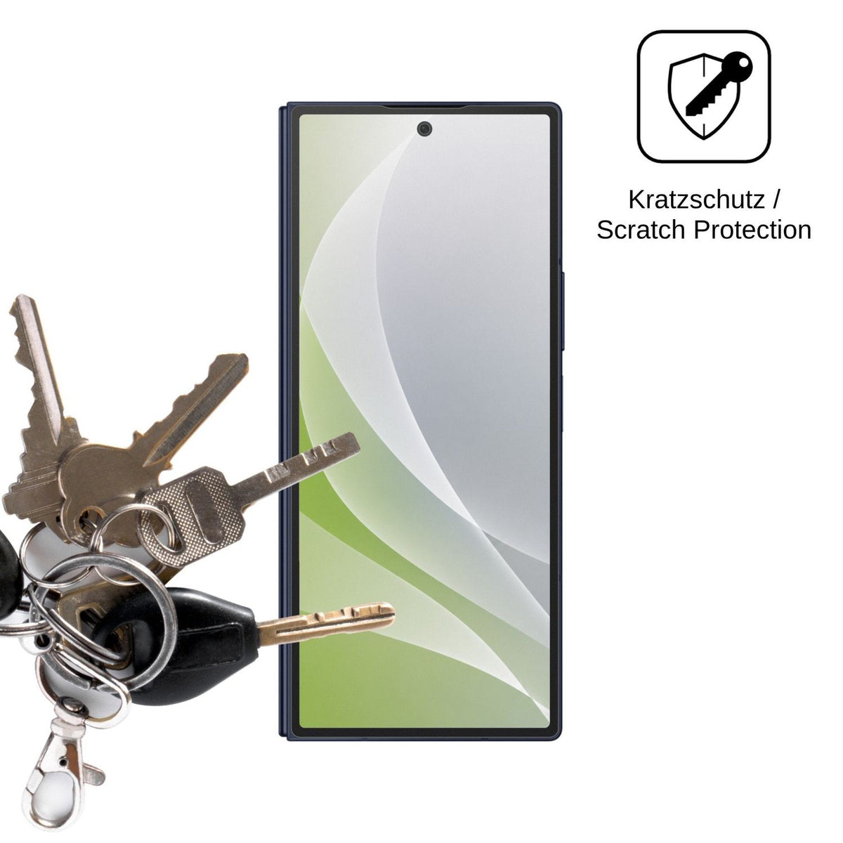 4x Screen Protector for Samsung Galaxy Z Fold6 Outside Protection Anti Glare dipos