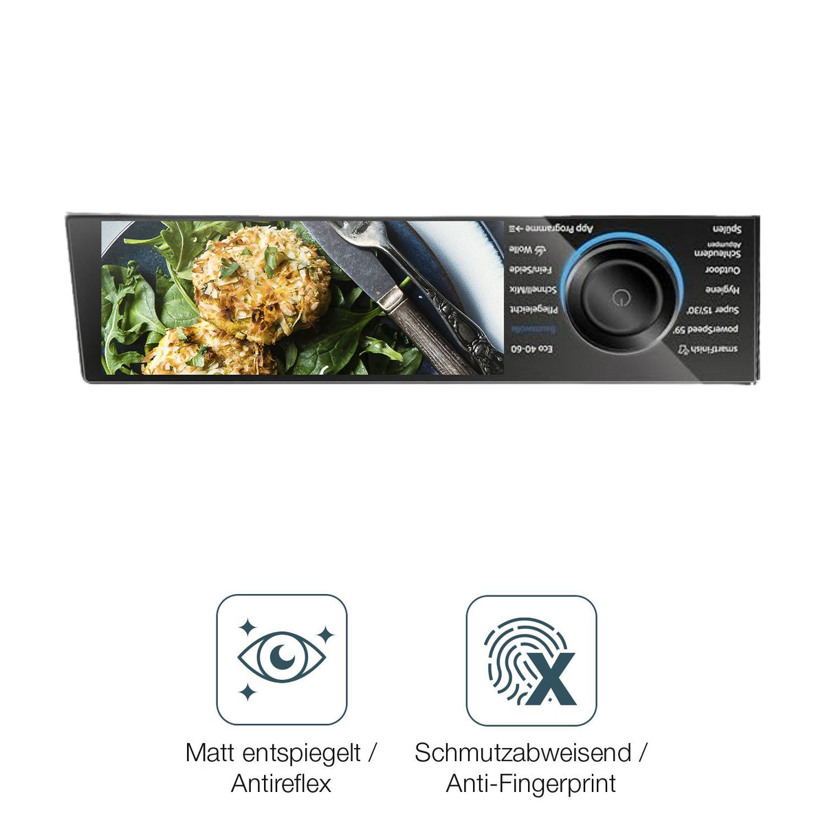 Schutz gegen Kratzer auf dem Siemens WG56B2041 IQ700 Glas durch Schlüssel oder Ähnliches