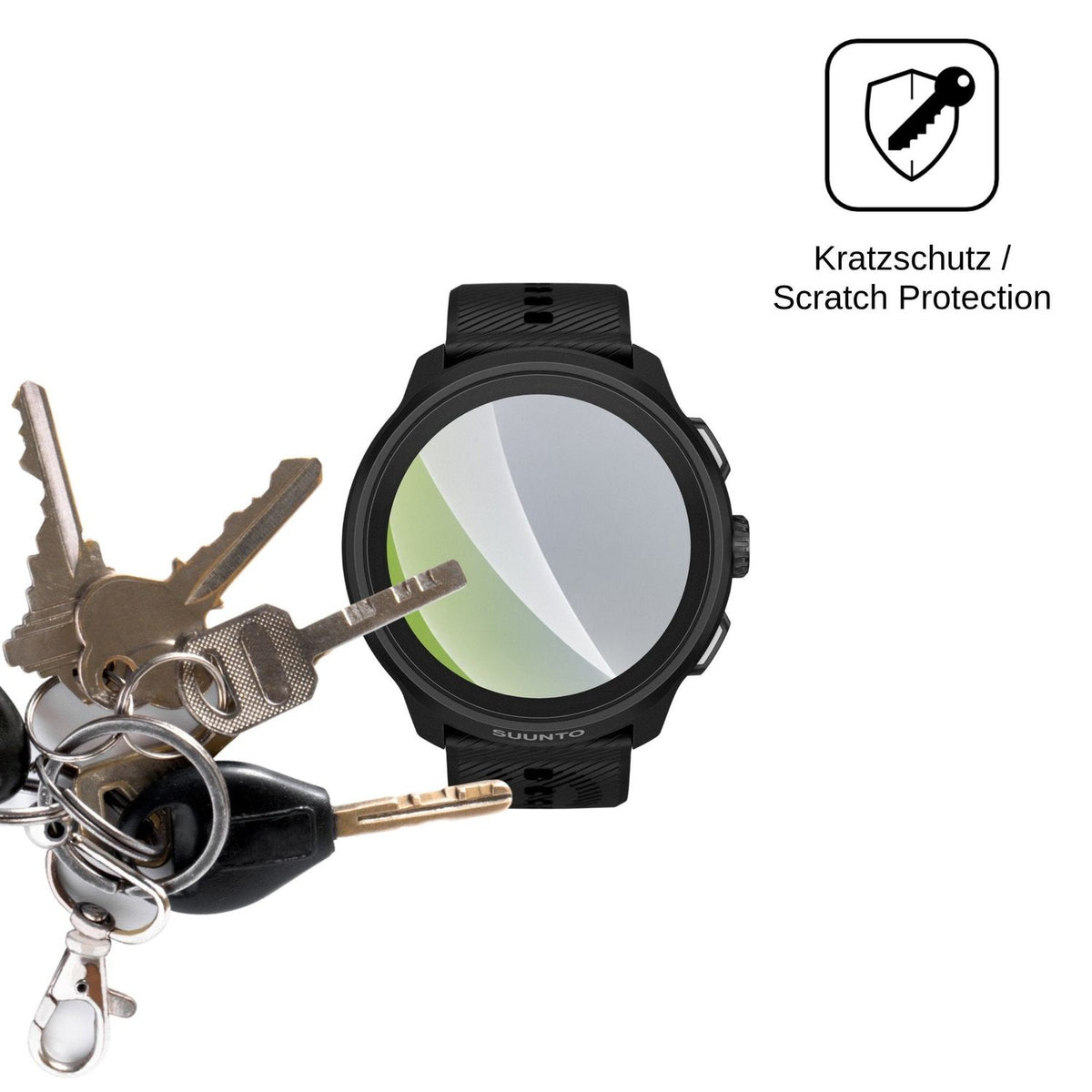 6x Screen Protector for Suunto Run 2 Protection Anti Glare dipos