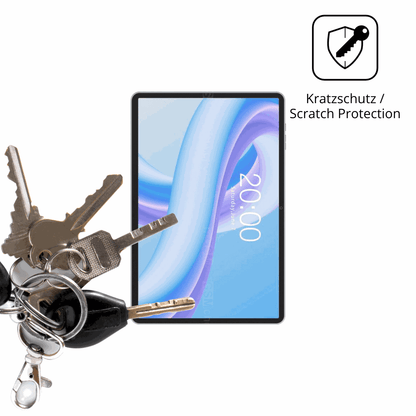 Schutz gegen Kratzer auf dem Teclast M50 Plus Glas durch Schl�ssel oder �hnliches