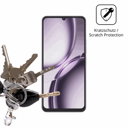 Schutz gegen Kratzer auf dem Tecno Pop 20 Glas durch Schlüssel oder Ähnliches