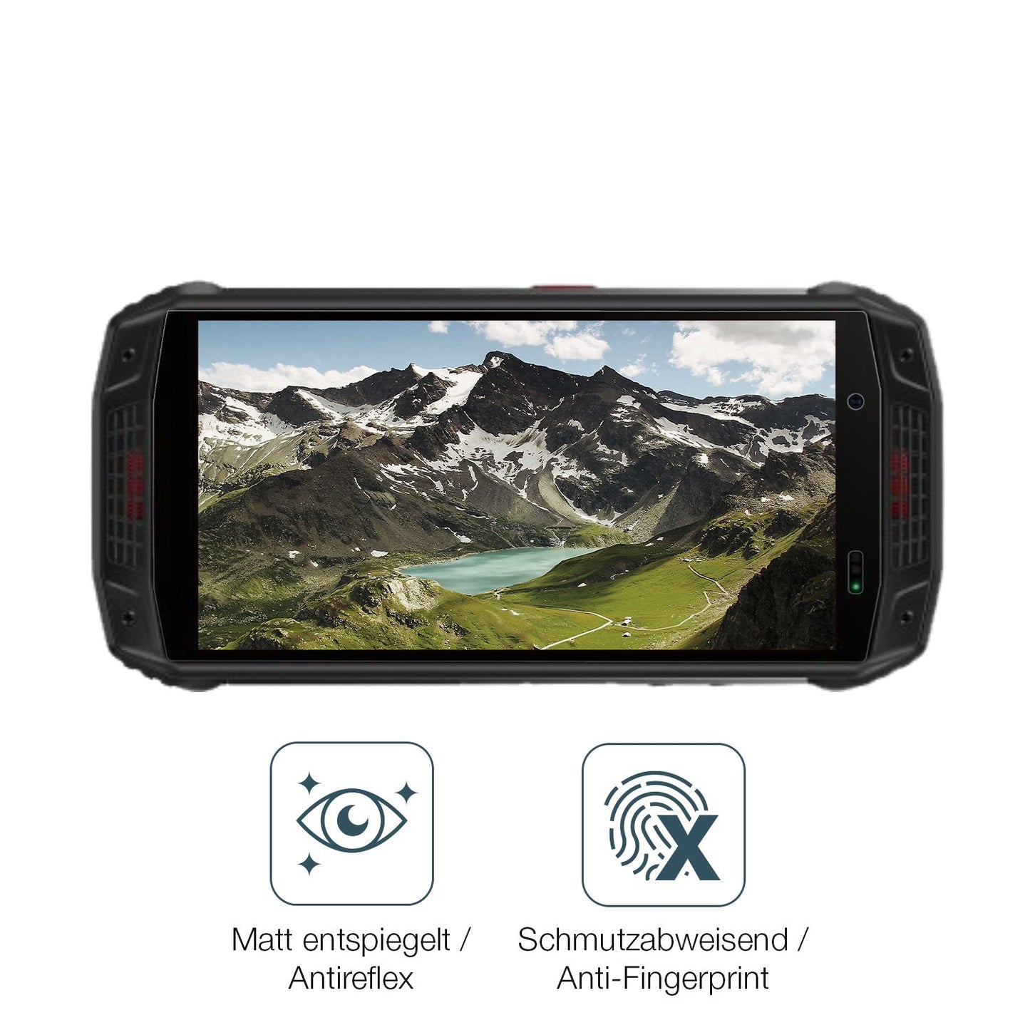 9H Hartbeschichtete, flexible Folie passend zugeschnitten für Ulefone Armor 15