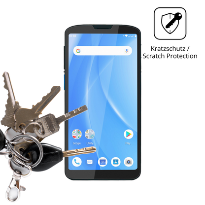 Schutz gegen Kratzer auf dem Unitech EA630 Glas durch Schlüssel oder Ähnliches