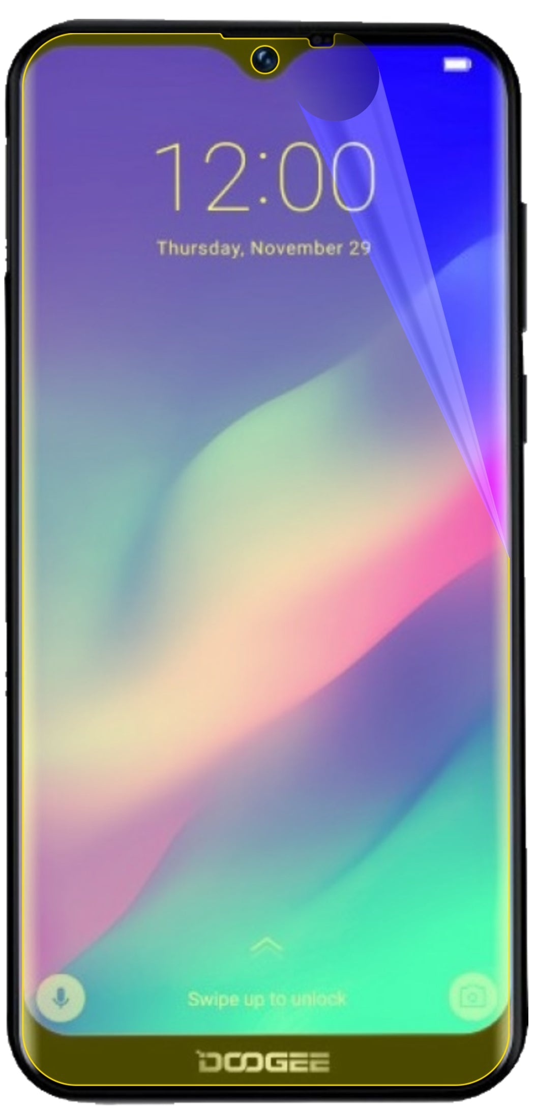 dipos Displayschutz für Archos Oxygen 57, transparente Oberfläche, geringe Dicke und perfekte Passform
