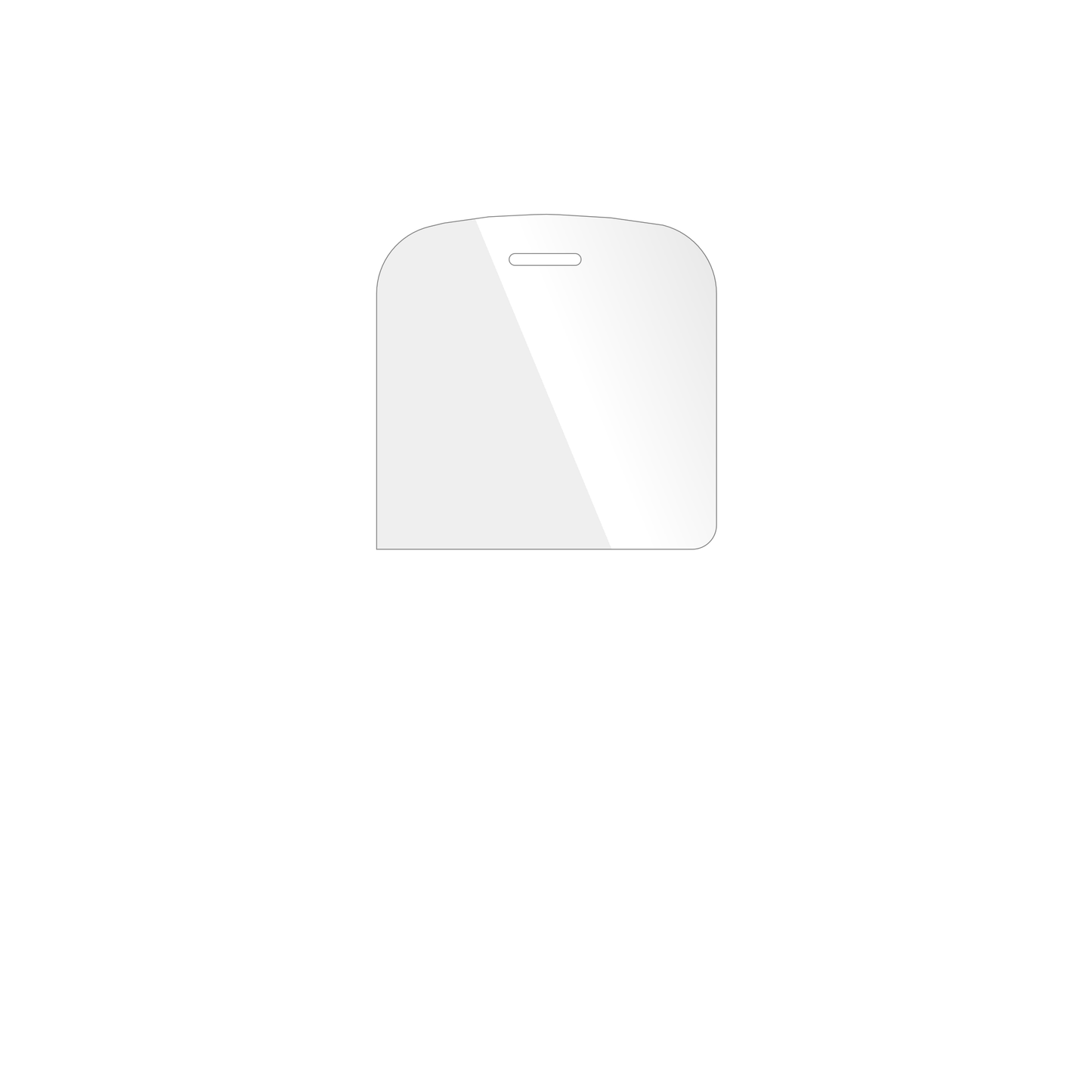 dipos Displayschutz für artfone CS188 Senioren-Handy, transparente Oberfläche, geringe Dicke und perfekte Passform