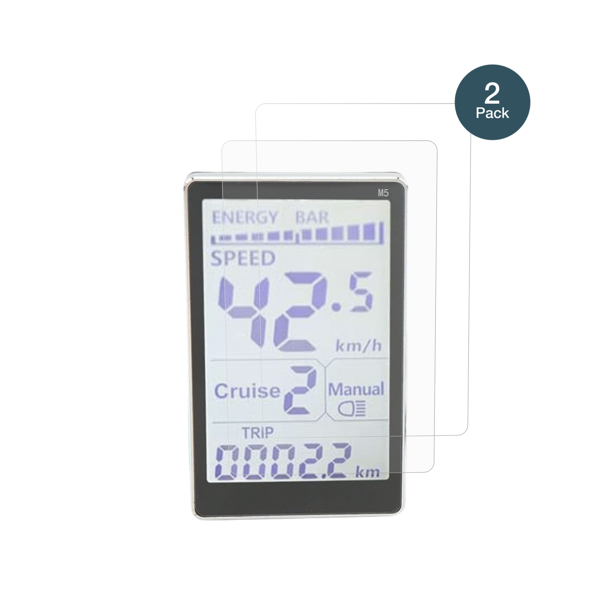 AsixxsixGPS Fahrradcomputer mit aufgebrachter dipos Panzerfolie, die lästige Fingerabdrücke minimiert