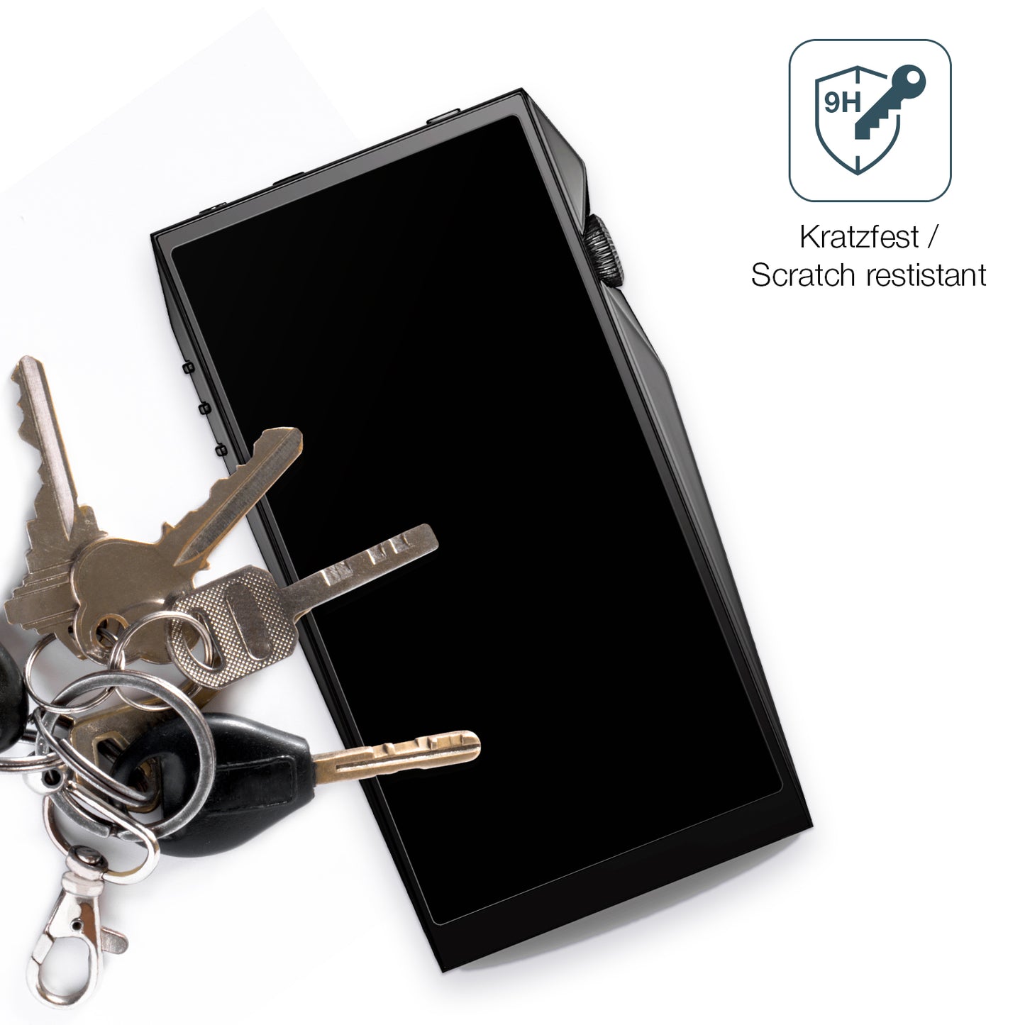 dipos Displayschutz für Astell Kern SP4000, mattierte Oberfläche, robuste Festigkeit und perfekte Passform