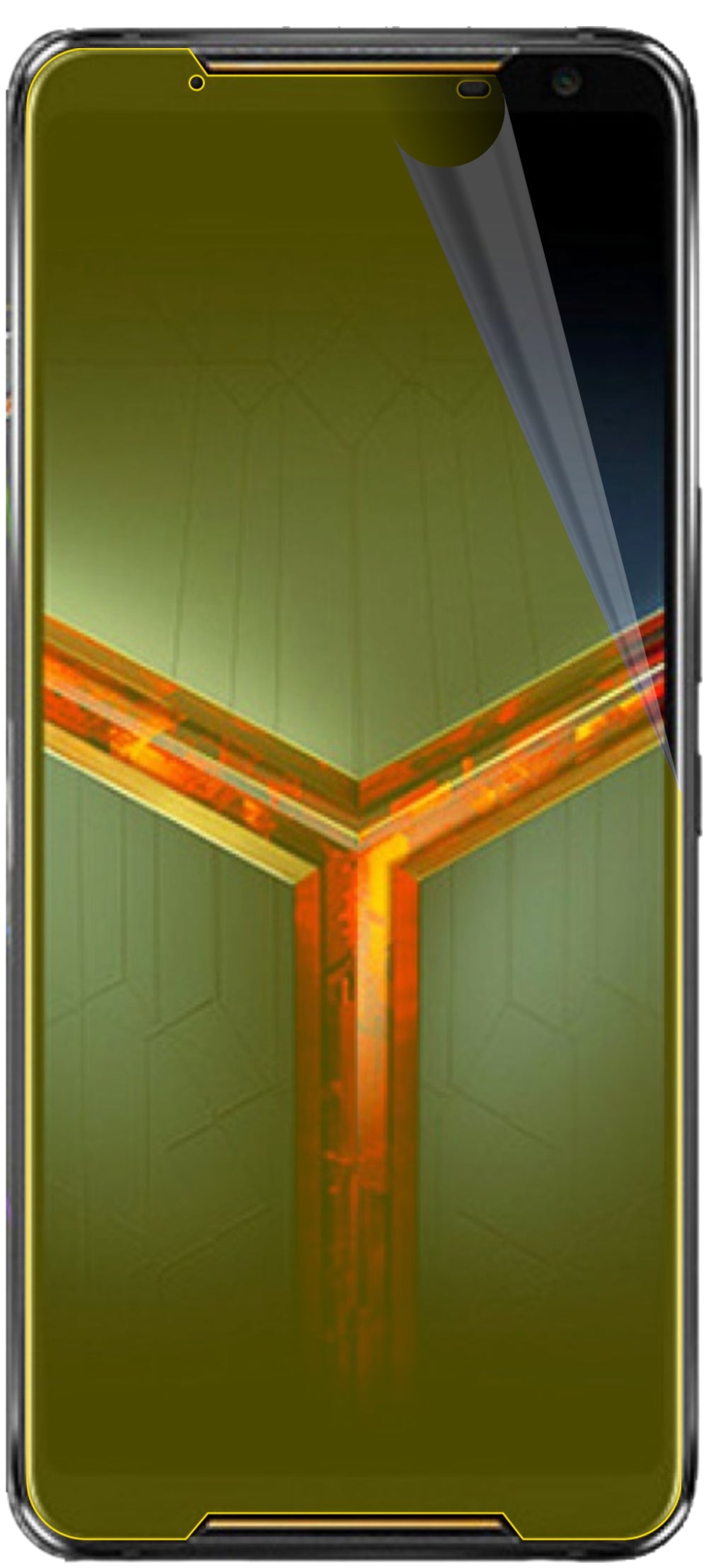 dipos Displayschutz für Asus ROG Phone 2, transparente Oberfläche, geringe Dicke und perfekte Passform