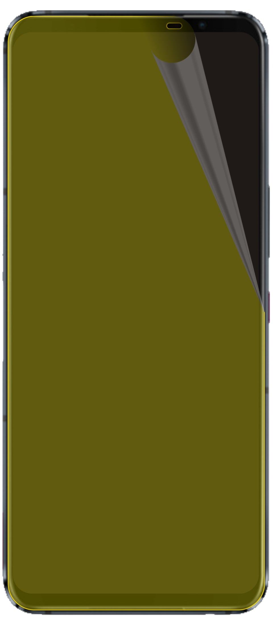dipos Displayschutz für Asus ROG Phone 5s Pro, transparente Oberfläche, geringe Dicke und perfekte Passform