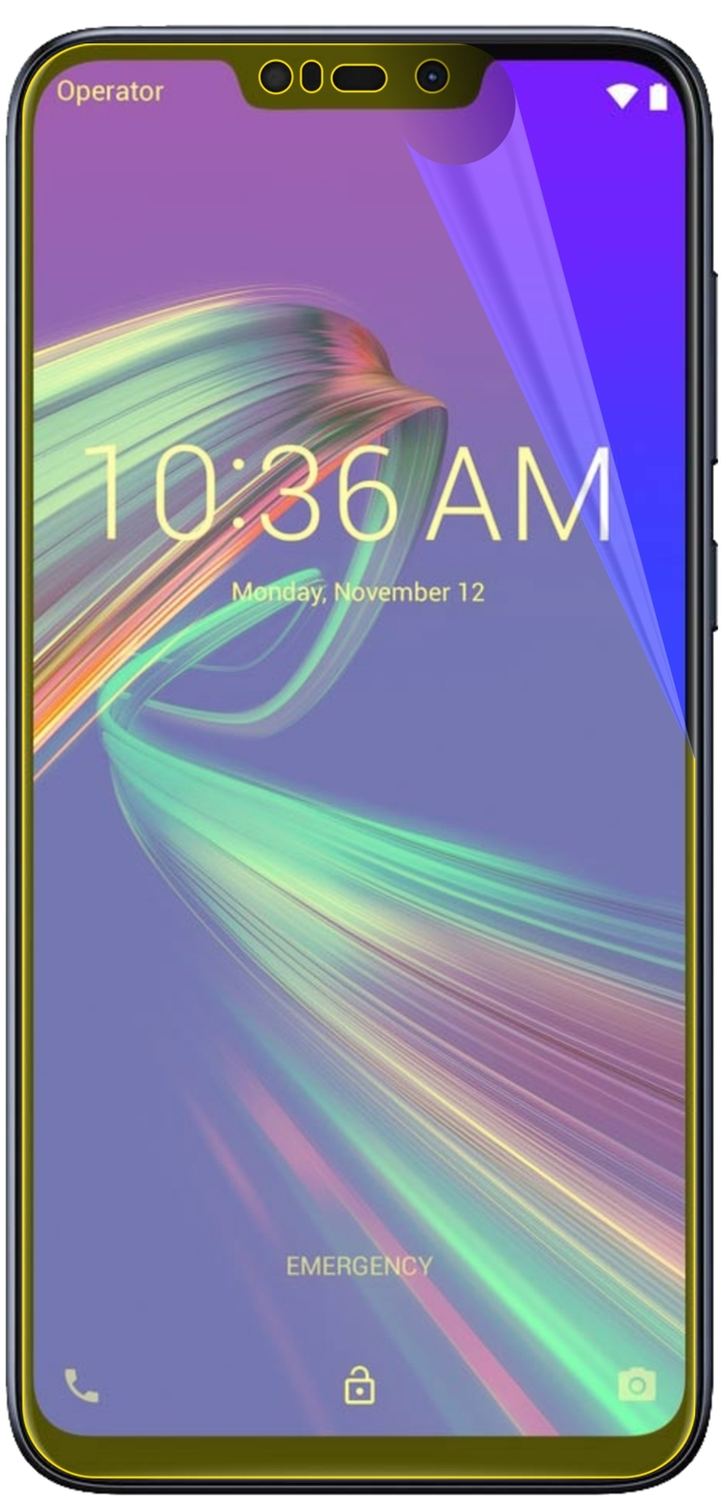 dipos Displayschutz für Asus ZenFone Max (M2), transparente Oberfläche, geringe Dicke und perfekte Passform