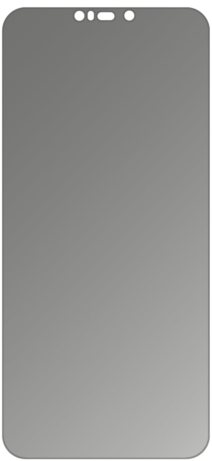 dipos Displayschutz für Asus ZenFone Max (M2), mattierte Oberfläche, Blickschutzfilter und perfekter Passform