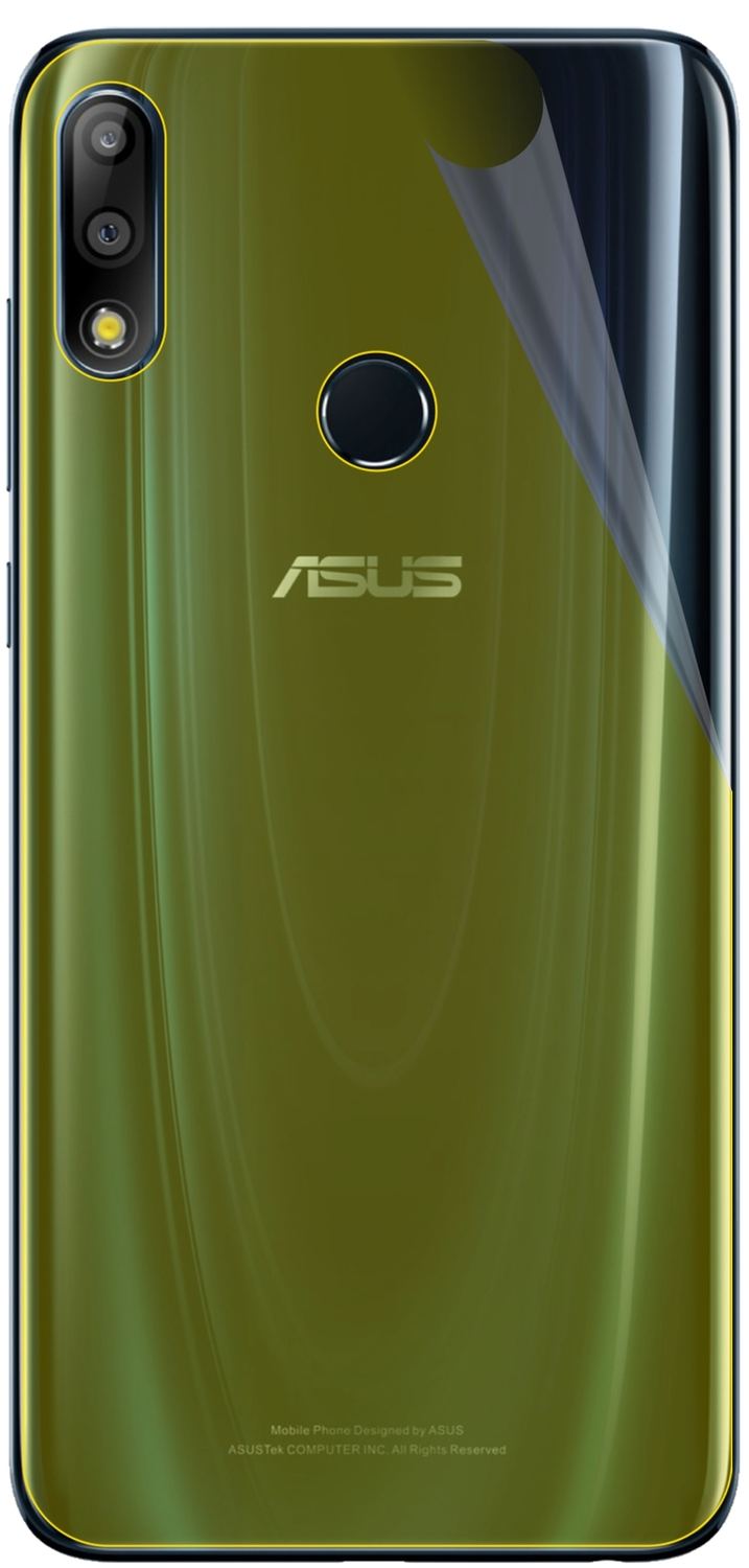 dipos Displayschutz für Asus ZenFone Max Pro (M2) Rückseite, transparente Oberfläche, geringe Dicke und perfekte Passform