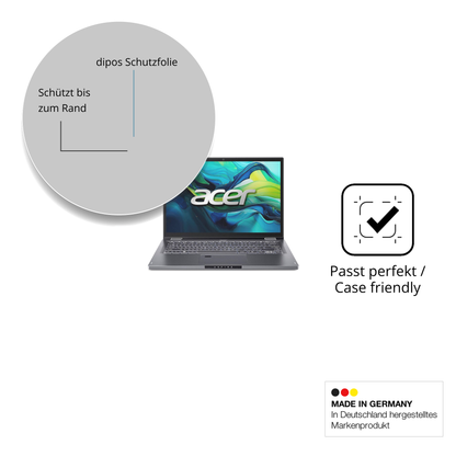 Schutzglasfolie mit optimaler Passform, zur Verwendung mit Hüllen geeignet