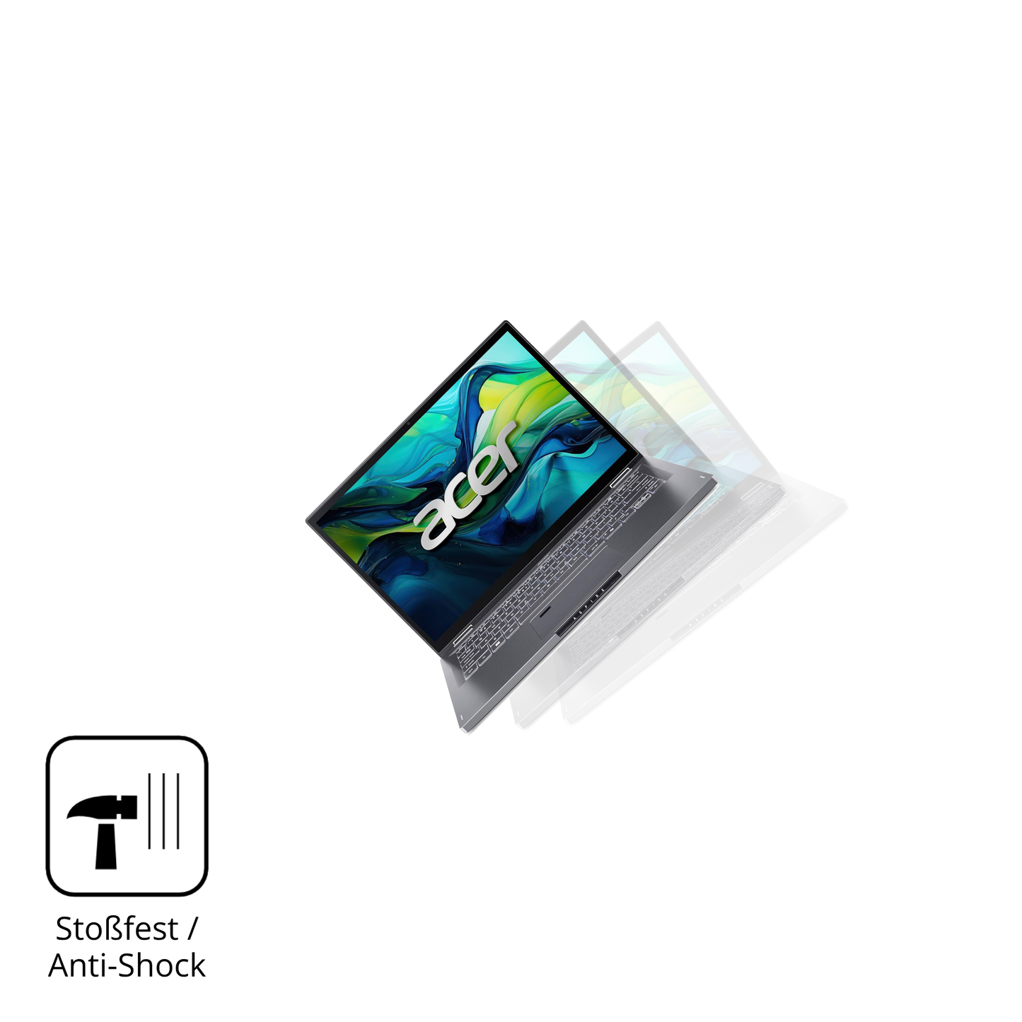 Schutz gegen Kratzer auf dem Asus Aspire 14 Glas durch Schlüssel, Stöße gegen die Tischkante oder Stürze