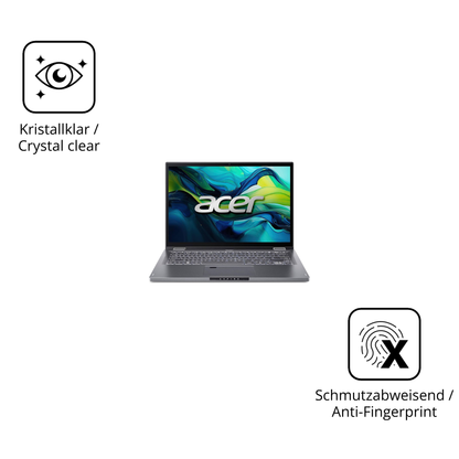 Flexible TPU-Folie passend zugeschnitten für Asus Aspire 14, vollständige Abdeckung