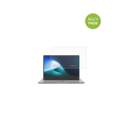 AsusExpertBook P1 mit aufgebrachter dipos Displayschutzfolie, die lästige Fingerabdrücke minimiert