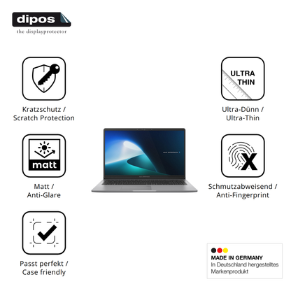 Displayschutz hergestellt in Deutschland, höchste Qualität made in Germany