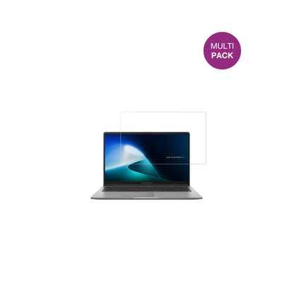 AsusExpertBook P1 mit aufgebrachter dipos Displayschutzfolie, glasklare Darstellung ohne Einschränkungen