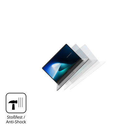 Schutz gegen Kratzer auf dem Asus ExpertBook P1 Glas durch Schlüssel, Stöße gegen die Tischkante oder Stürze