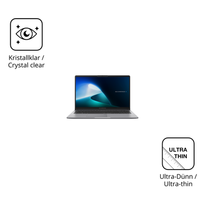Dünne und klare Folie passend zugeschnitten für Asus ExpertBook P1 P1503CVA