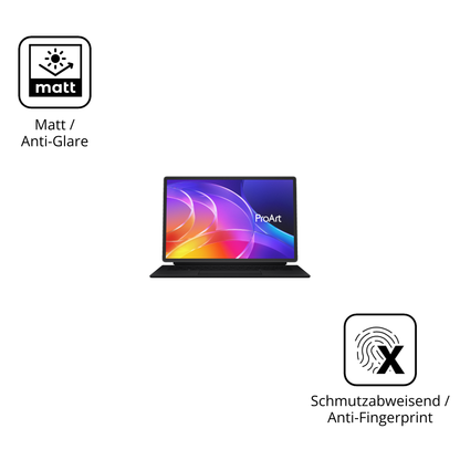 Dünne und entspiegelnde Folie passend zugeschnitten für ASUS ProArt PZ14