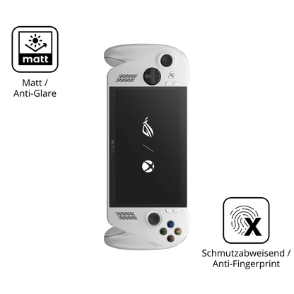 9H Hartbeschichtete, flexible Folie passend zugeschnitten für Asus ROG Ally