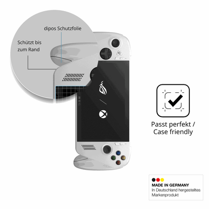 Schutzglasfolie mit optimaler Passform, zur Verwendung mit Hüllen geeignet