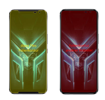 3x Screen Protector for Asus ROG Phone 3 Protective Film covers 100% dipos Flex